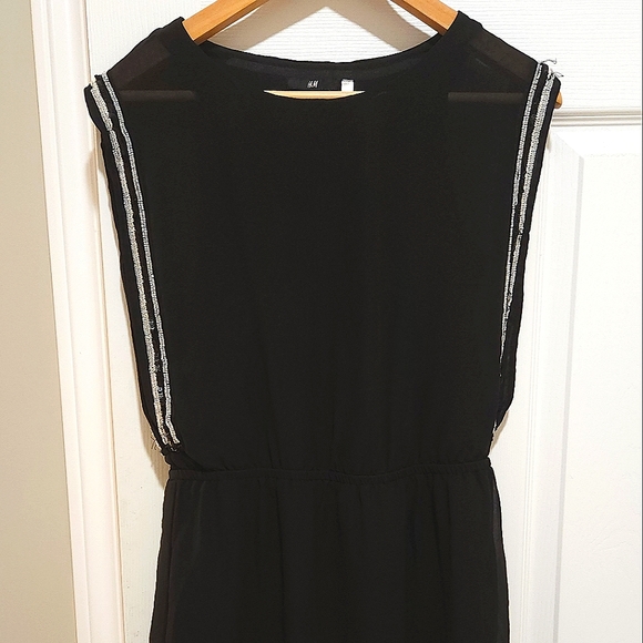 H&M Black Beaded Sequin Dress - Picture 2 of 4